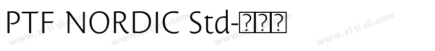PTF NORDIC Std字体转换